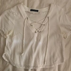 Brandy Melville Lace-Up Top